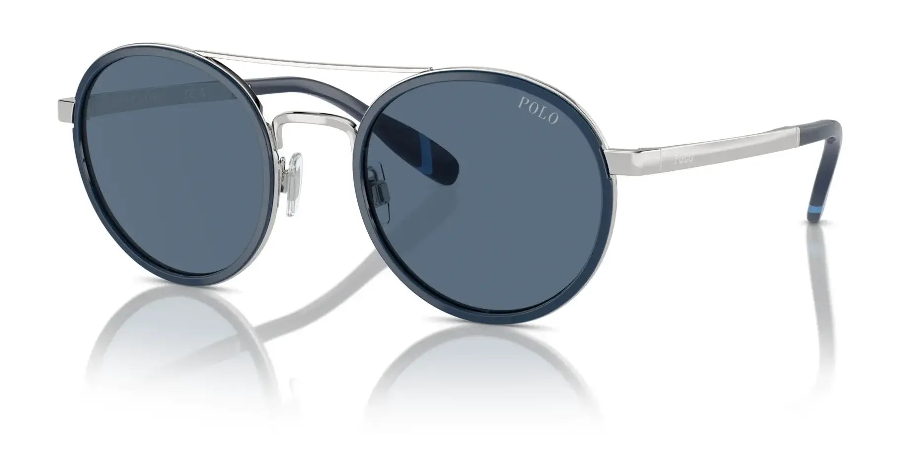 Polo PH3150 Sunglasses Navy Blue / Silver / Dark Blue