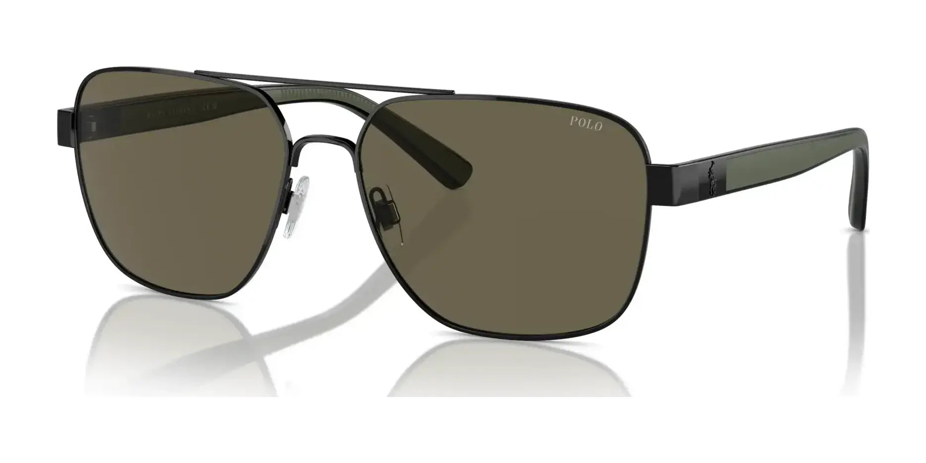 Polo PH3154 Sunglasses Shiny Black / Brown