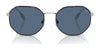 Polo PH3157 Sunglasses | Size 56 / Brushed Silver / Dark Blue (3N 14.9%) №942380
