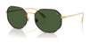 Polo PH3157 Sunglasses | Size 56 / Semishiny Gold / Bottle Green (3N 9.7%) №947771