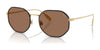 Polo PH3157 Sunglasses | Size 56 / Semishiny Gold / Dark Brown (3N 13.3%) №947773