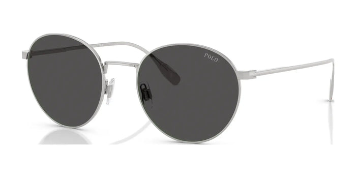 Polo PH3158 Sunglasses | Size 53 / Brushed Silver / Dark Grey (3N 10.1%) №908887