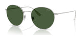 Polo PH3158 Sunglasses Brushed Silver / Bottle Green