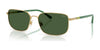 Polo PH3159 Sunglasses | Size 58 / Semishiny Pale Gold / Bottle Green (3N 9.7%) №947771