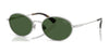 Polo PH3162 Sunglasses | Size 53 / Semishiny Silver / Bottle Green (3N 9.7%) №931671