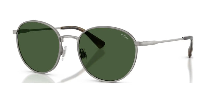 Polo PH3163 Sunglasses | Size 53 / Semishiny Gunmetal / Bottle Green (3N 9.7%) №926671
