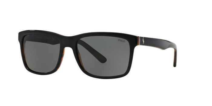 Polo PH4098 Sunglasses / Shiny Black On Jerry Havana №526087 / Grey (3N 11%) / Size 57