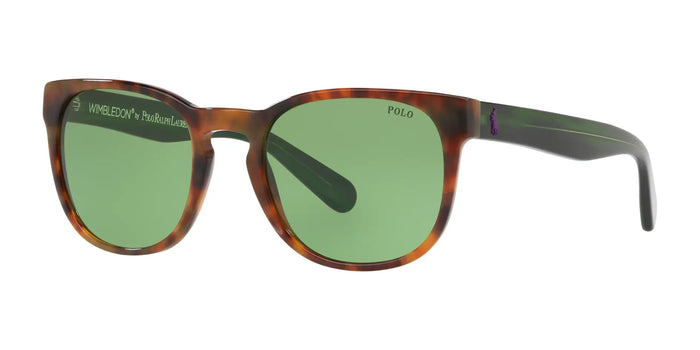 Polo PH4099 Sunglasses | Size 52 / Shiny Jerry Havana №56742 / Vintage Green (2N 36.6%)