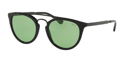 Polo PH4121 Sunglasses Shiny Black / Vintage Green
