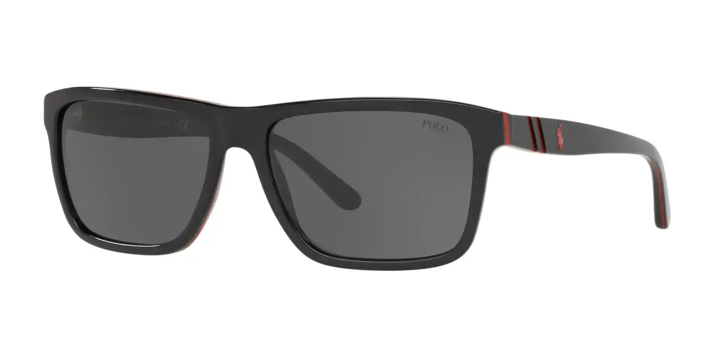 Polo PH4153 Sunglasses Black / Dark Grey