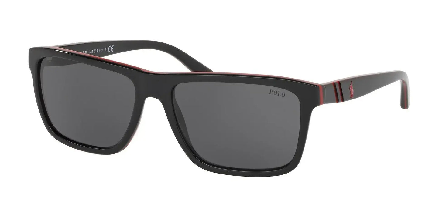 Polo PH4153 Sunglasses Black / Dark Grey