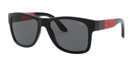 Polo PH4162 Sunglasses Shiny Black / Grey