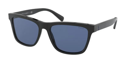 Polo PH4167 Sunglasses Shiny Black / Dark Blue