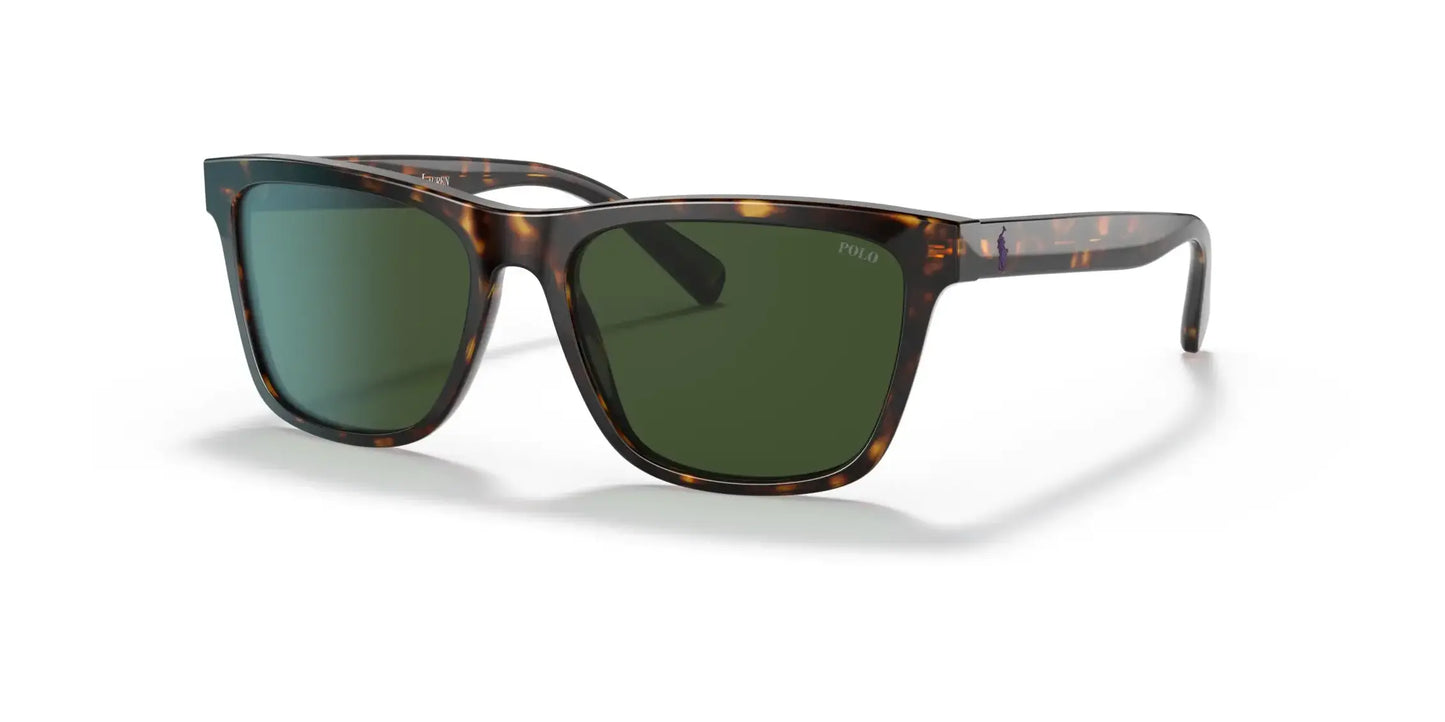 Polo PH4167 Sunglasses Shiny Dark Havana Wimbledon / Dark Green