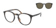 Polo PH4183U Eyeglasses with Sun-clips Matte Havana