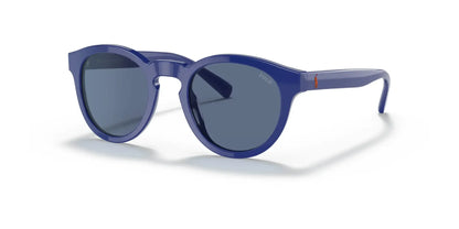 Polo PH4184F Sunglasses Shiny Royal Blue / Dark Blue