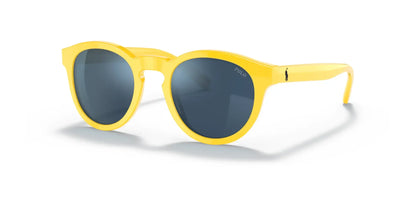 Polo PH4184F Sunglasses Shiny Yellow / Blue Mirror