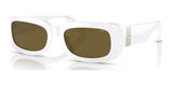 Polo PH4191U Sunglasses Shiny White / Olive Green