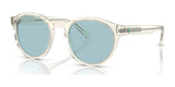 Polo PH4192F Sunglasses Shiny Transparent Pinot Grey / Light Azure