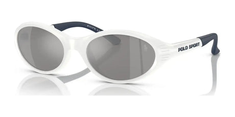 Polo PH4197U Sunglasses Shiny White / Grey Mirror Silver