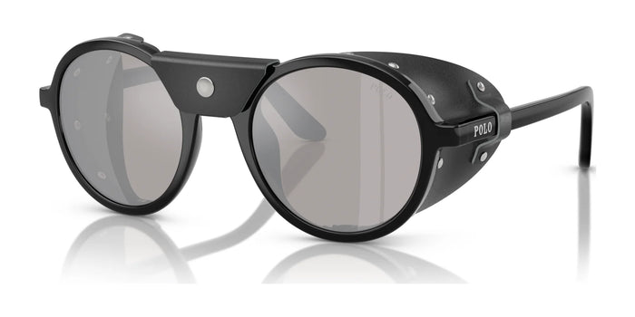 Polo PH4216QU Sunglasses | Size 52 / Shiny Black / Light Grey Mirror Silver (3N 15.8%) №50016G