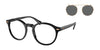 Polo PH4218 Eyeglasses with Sun-clips | Size 51 / Shiny Black / Dark Grey (3N 12.4%) №500187