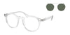 Polo PH4218 Eyeglasses with Sun-clips | Size 51 / Shiny Crystal / Bottle Green (3N 9.7%) №533171
