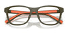 Polo PH4228U Eyeglasses | Size 55 / Matte Orange №546080 / Dark Blue (3N 14.9%)