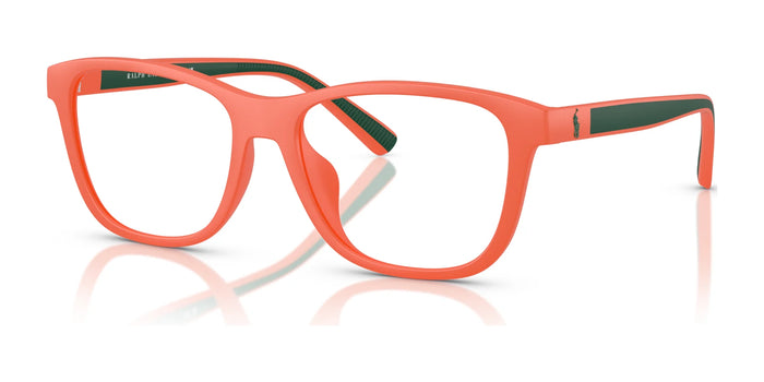 Polo PH4228U Eyeglasses | Size 55 / Matte Orange №546080 / Dark Blue (3N 14.9%)