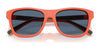 Polo PH4228U Eyeglasses | Size 55 / Matte Orange №546080 / Dark Blue (3N 14.9%)