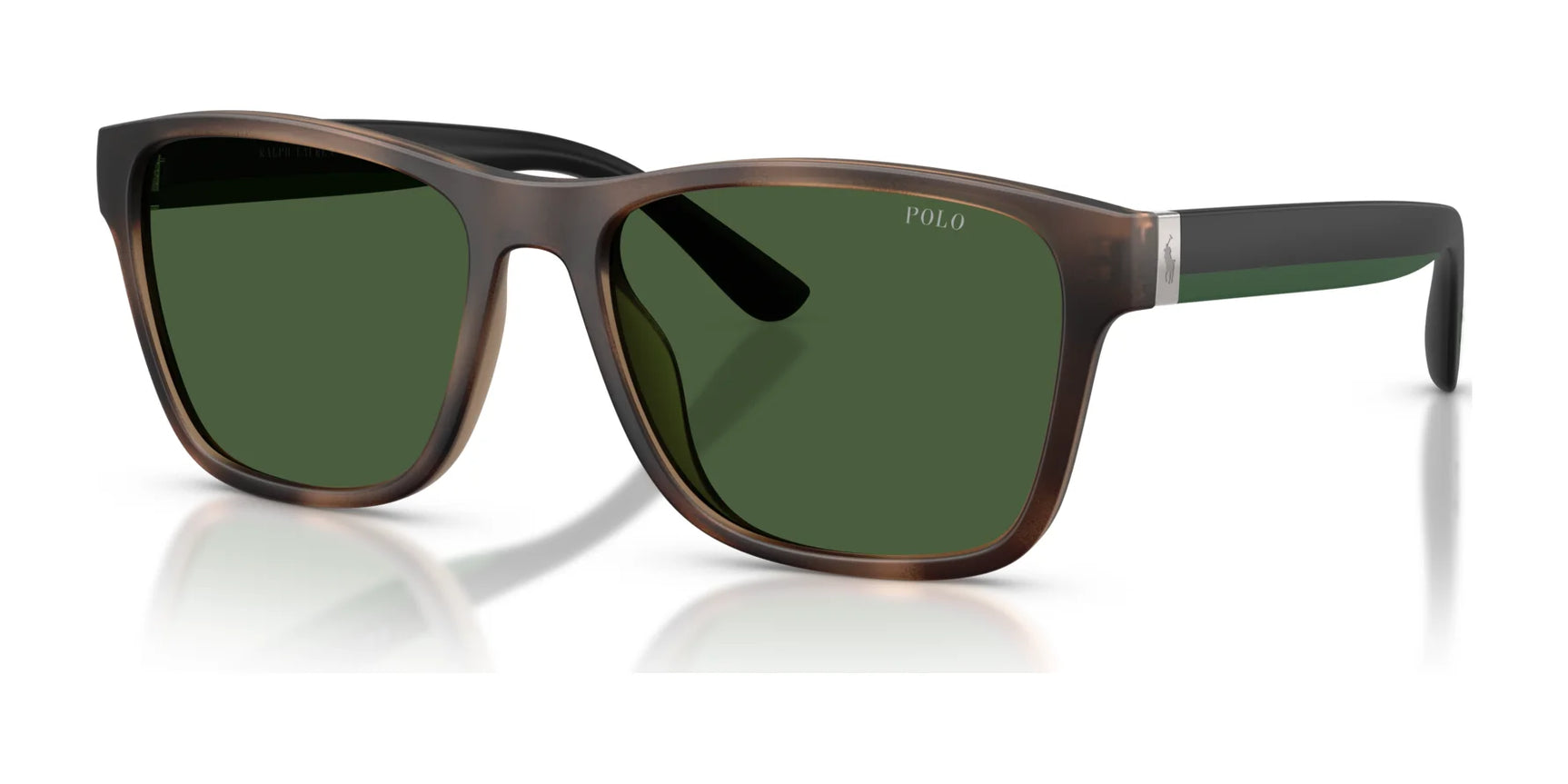 Polo PH4229U Sunglasses Matte Dark Havana / Bottle Green