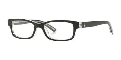 Polo PP8518 Eyeglasses Shiny Black On Crystal