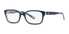 Polo PP8520 Eyeglasses / Navy Blue On White/Crystal №1246 / Size 46