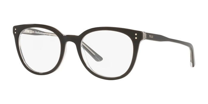 Polo PP8529 Eyeglasses | Size 47 / Shiny Black On Crystal №3163