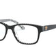 Shiny Black On Black / W Stripes №5879