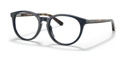 Polo PP8544U Eyeglasses Shiny Transparent Navy Blue
