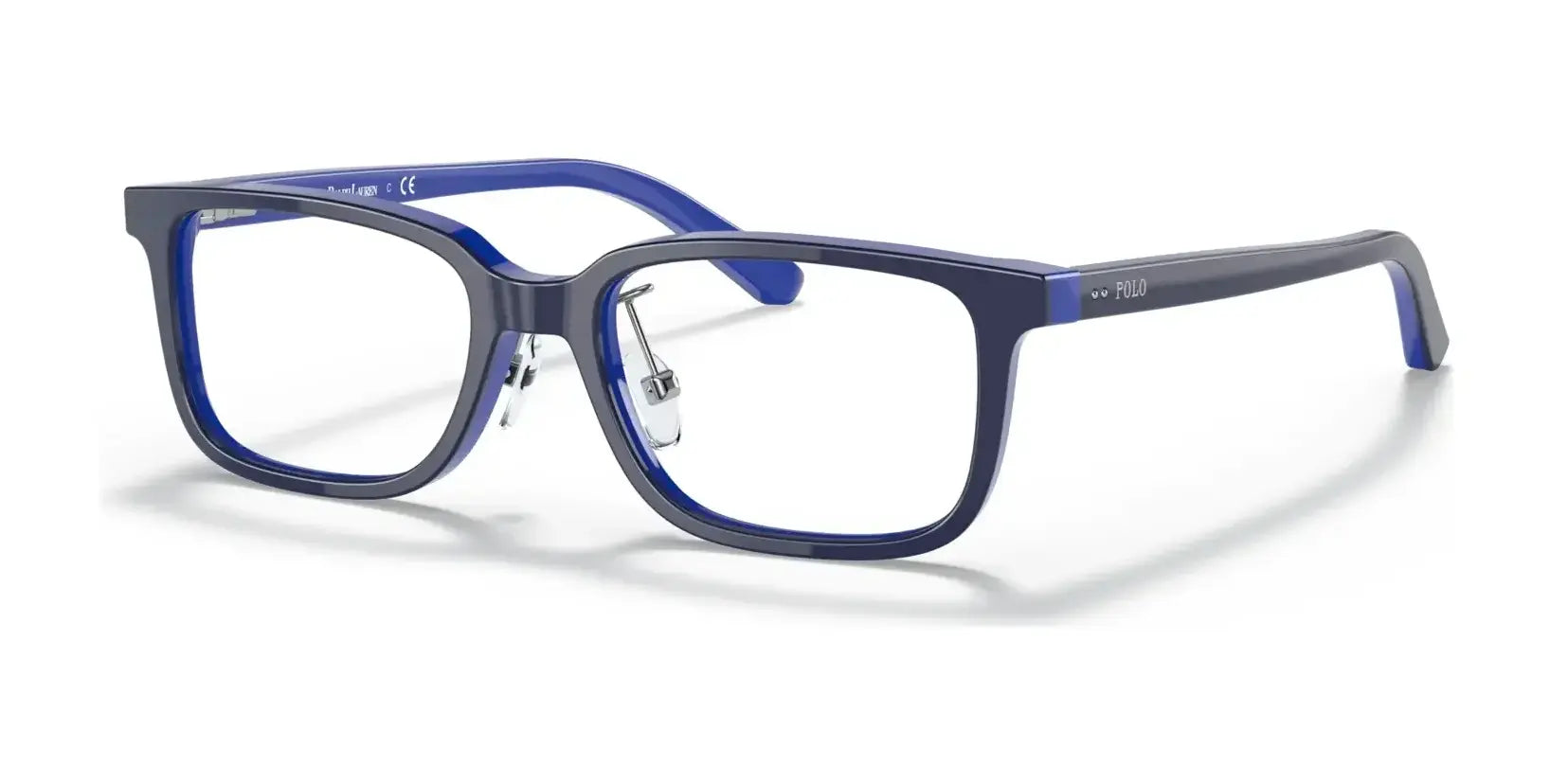 Polo PP8545 Eyeglasses Shiny Navy On Royal Blue