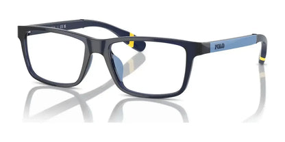 Polo PP8547U Eyeglasses Shiny Transparent Navy Blue