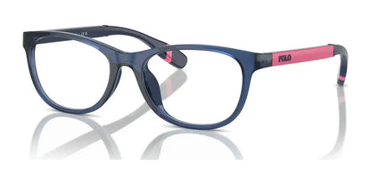 Polo PP8548U Eyeglasses Shiny Transparent Dark Blue