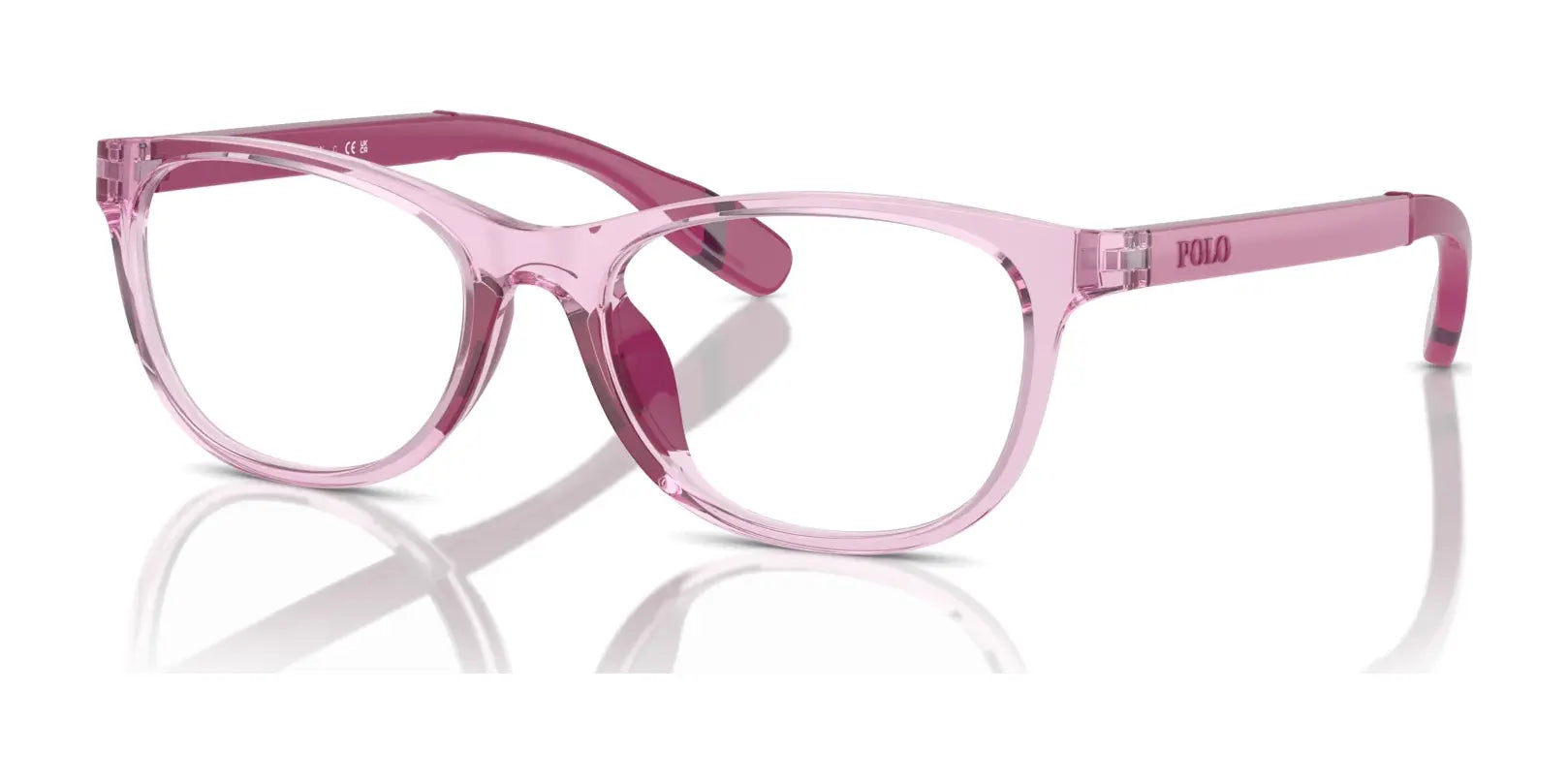 Polo PP8548U Eyeglasses Shiny Transparent Pink