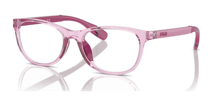 Polo PP8548U Eyeglasses Shiny Transparent Pink