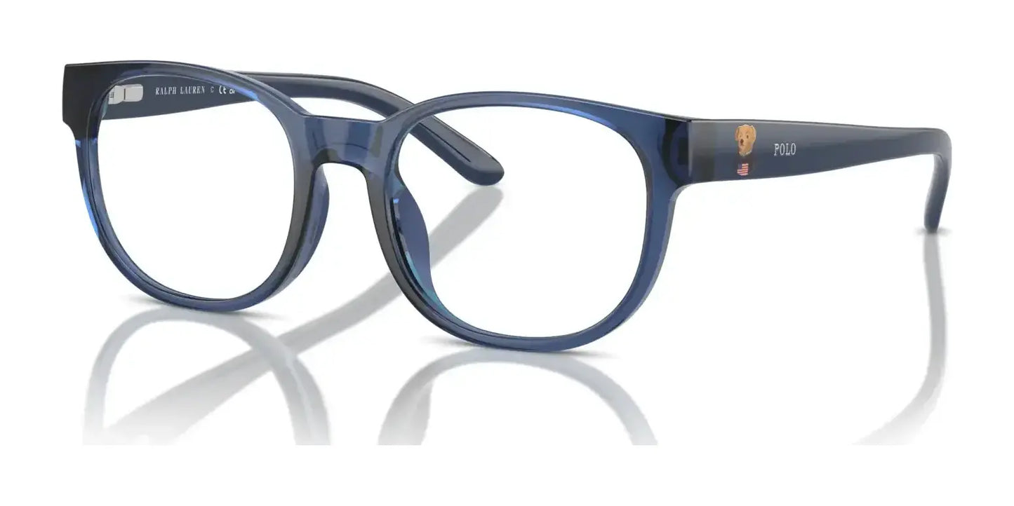 Polo PP8549U Eyeglasses Shiny Transparent Dark Blue