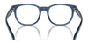 Polo PP8549U Eyeglasses / Shiny Transparent Dark Blue №5717 / Size 43
