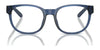 Polo PP8549U Eyeglasses / Shiny Transparent Dark Blue №5717 / Size 43