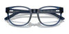 Polo PP8549U Eyeglasses / Shiny Transparent Dark Blue №5717 / Size 43