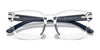 Polo PP8549U Eyeglasses / Shiny Transparent Dark Blue №5717 / Size 43