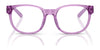 Polo PP8549U Eyeglasses / Shiny Transparent Dark Blue №5717 / Size 43