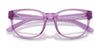 Polo PP8549U Eyeglasses / Shiny Transparent Dark Blue №5717 / Size 43
