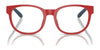 Polo PP8549U Eyeglasses / Shiny Transparent Dark Blue №5717 / Size 43