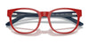 Polo PP8549U Eyeglasses / Shiny Transparent Dark Blue №5717 / Size 43